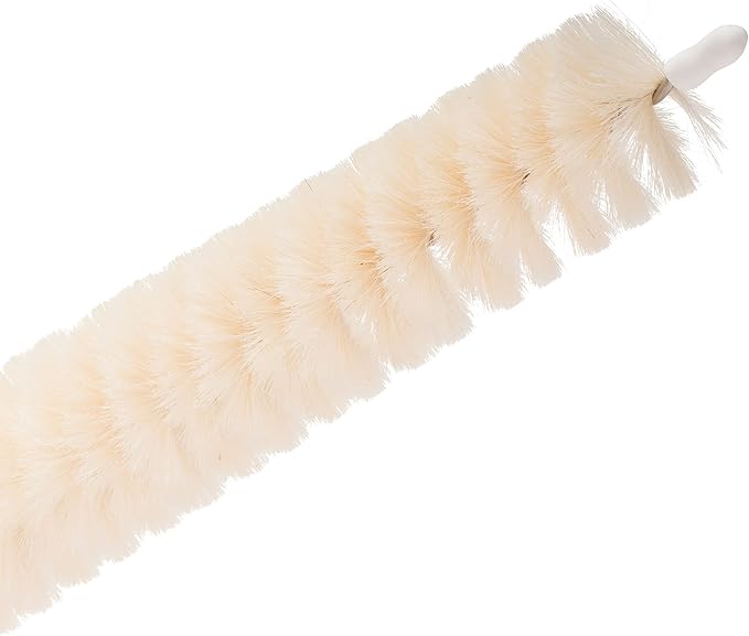 Redecker Light Goat Hair Radiator Brush with Oiled Beechwood Handle, 39-1/2-Inches Long