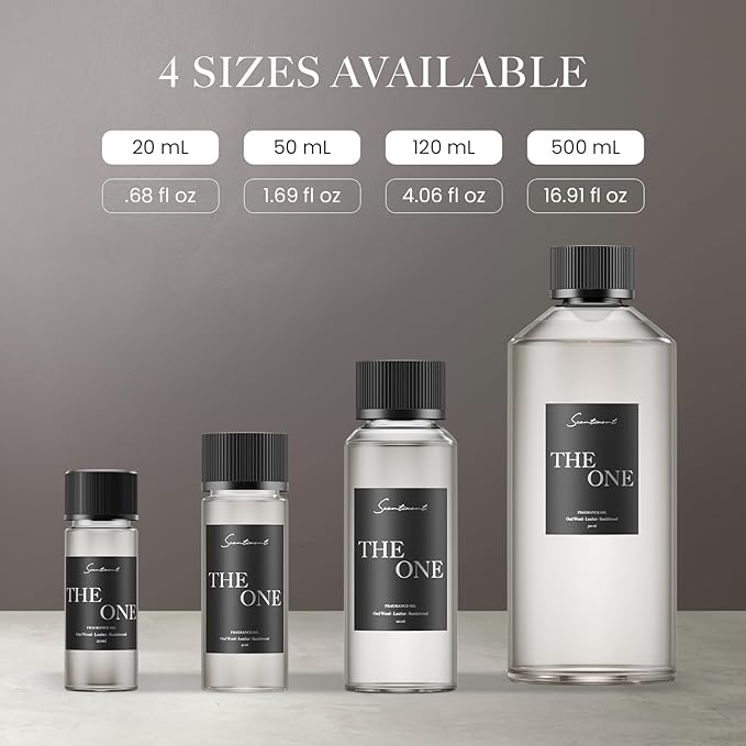 Scentiment Diffuser Oil - The One | Inspired by Miami Beach Lobby Scent | Aromatherapy Fragrance Oil | Notes of Cardamom, Leather, Lemon with Cinnamon & Sandalwood (20 mL)