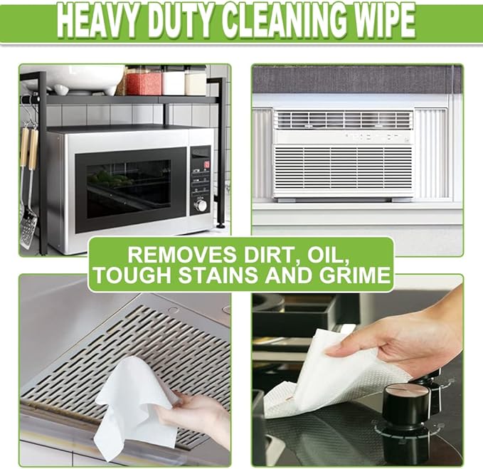 Air Jungles All Purpose Car and Home Cleaning Wipes 70 Count, Extra Large 8" x 10" for Car Interior, Household Appliance, Furniture, Gym Equipment, Table Chair, for Cafeteria School Office
