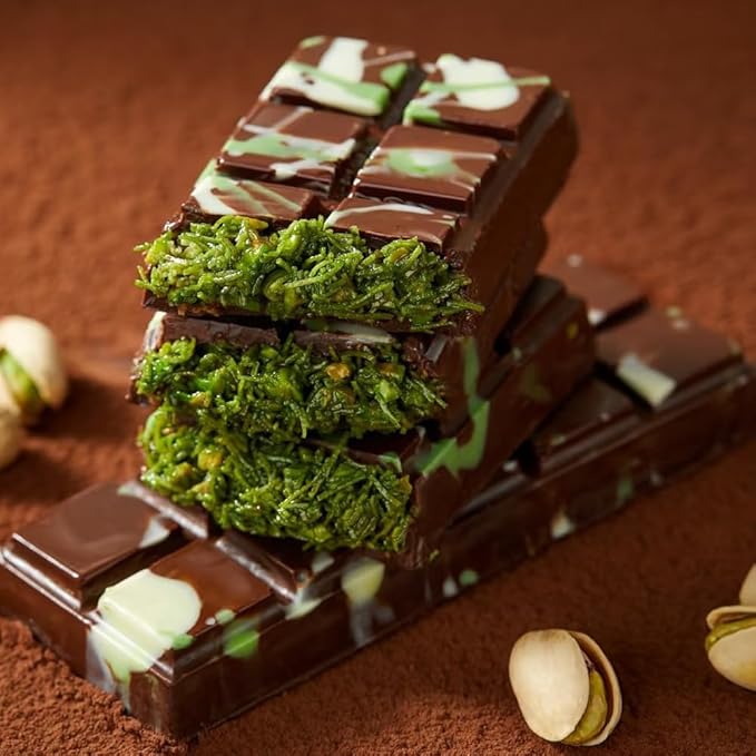 3 Pack Chocolate Mold Silicone, 6 Cavity Silicone Deep Chocolate Bars Molds, Non-stick Dubai Chocolate Mold for Dubai Bar Pistachio, Chocolate Snacks, Milk Bar