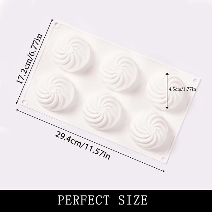 Chocolate Flowers Silicone Mousse Cake Molds, Cheesecakes Truffles Brownie Pops Silicone Molds 12-Cavity Dessert Molds Great for Baker Pastry