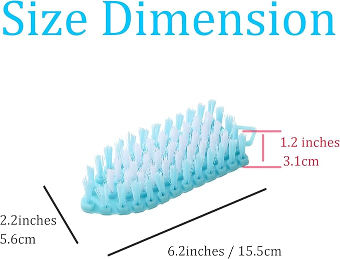 Bendable Scrub Brush, Deep Cleaning for Pool, Tub, Sink Non-Slip Grip, Sturdy Nylon Bristles,2 Pack-Green