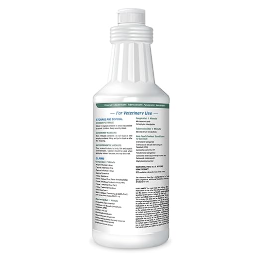 REScue One-Step Ready-to-Use Disinfectant Cleaner & Deodorizer – For Veterinary Use, Animal Shelters, Pet Foster Homes, Kennels, Litter Box – 32 Ounce RTU (Spray Nozzle NOT Included)