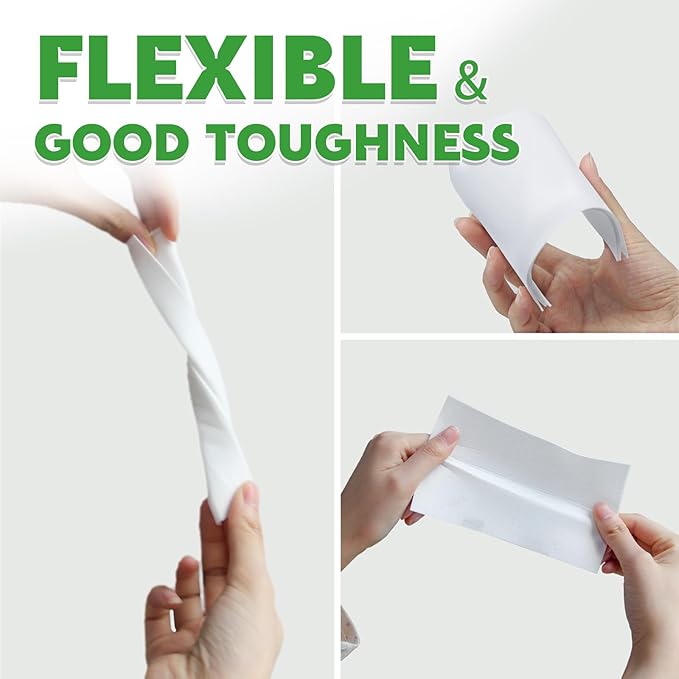 52 PCS Magic Sponge Eraser Sheets, Disposable & Portable, Ultra Thin for Cleaning Hard-to-Reach Place, Deep Clean with Water Only for Cup Plate Sink Kitchenware Bathroom