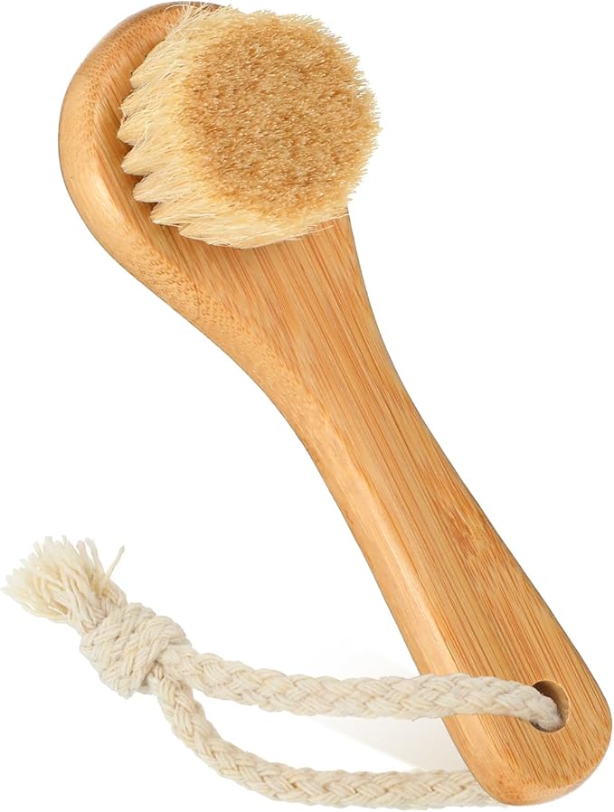 Laundry Stain Brush Laundry Brush for Stains on Clothes Natural Boar Bristle Cleaning Brushs Removes Toughs Stains from Fabrics Without Damages