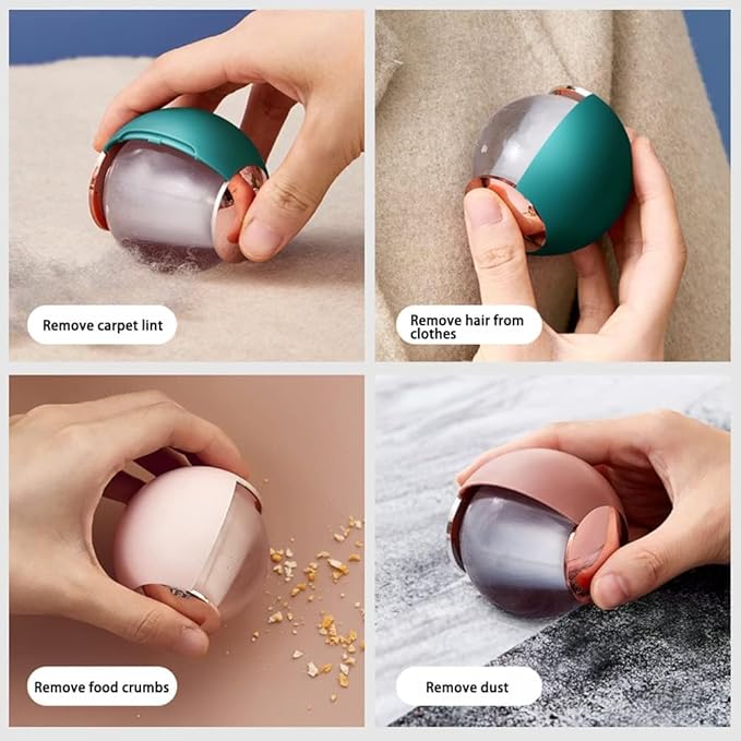 Washable Reusable Gel Lint Roller for Pet Hair, Tecogue Portable Dog Cat Pet Hair Remover for Clothes, Laundries, Sticky Cleaner, Dust Fuzz Fur for Travel Household (Green-2pcs)