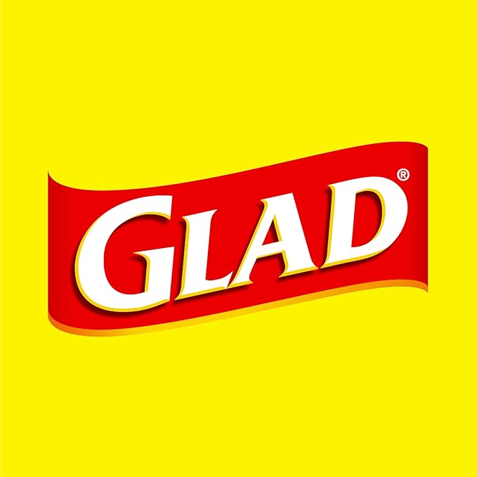 Glad ForceFlex Tall Kitchen Drawstring Trash Bags, 13 Gal, Fragrance Free, 110 Ct (Package May Vary)