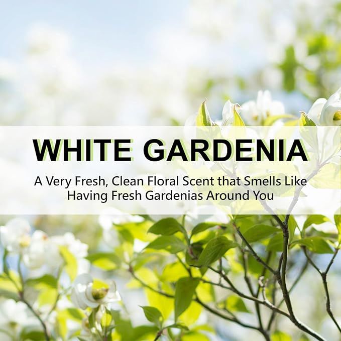 ROSE COTTAGE Large 12 Packs White Gardenia Hanging Closet Deodorizer Air Freshener Long Lasting Scented Sachets Smell Goods for House