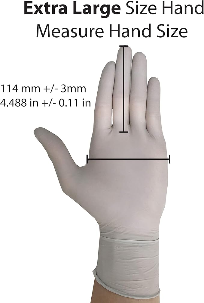 Disposable Gloves - Food Safe, Lite Duty Nitrile Gloves, Lite & Tough, (250 Count)