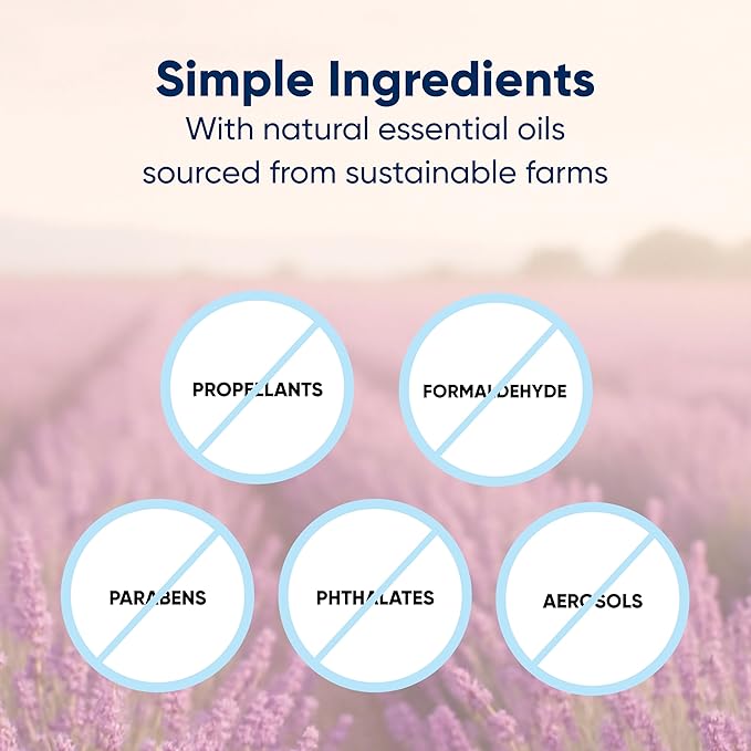 Loo Loo Touch Free Toilet Freshener Refills, Natural Essential Oils – Toilet Smell Eliminator, Bathroom Deodorizer, Air Freshener Spray for Bathroom, Clean Cotton Fragrance, 2.0 Fl Oz