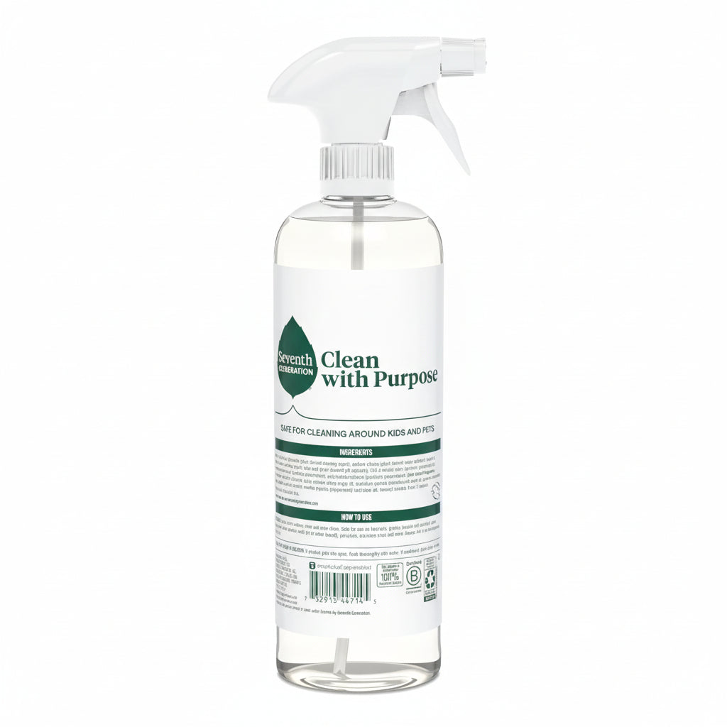 Seventh Generation All Purpose Cleaner, Fresh Morning Meadow Scent, Cuts Grease, 23 Fl Oz