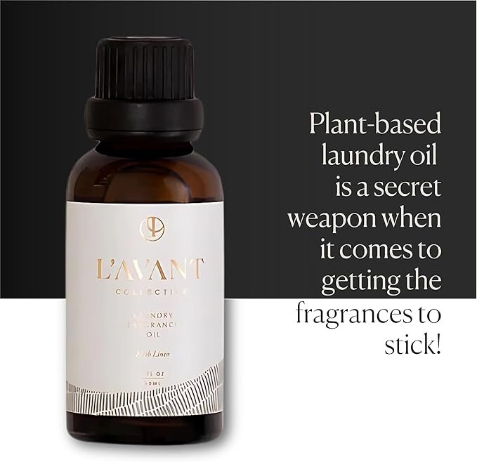 L’Avant Collective | Essential Oils for Laundry - Dryer Balls Scents, Scented Fragrance Essential Oil Drops | Blushed Bergamot Laundry Oil - Essential Oil Blend