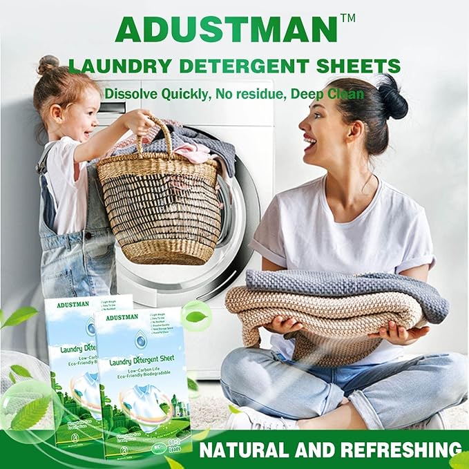 Laundry Detergent Sheets (Strips),Breeze Hypoallergenic Eco-friendly Low Suds Liquidless Earth Friendly No Plastic Jugs (186 Count (pack of 3), Fresh)
