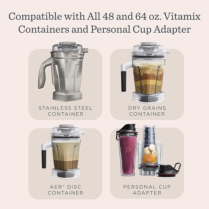 Vitamix 5200 Blender, Professional-Grade Blender for Smoothies, Soups, Ice Cream and More, Stainless-Steel Blades, Self-Cleaning Kitchen Appliance, 64 Oz Container, Red