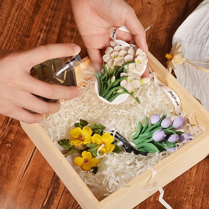 3D Flower Bouquet Candle Soap Silicone Molds Fondant Chocolate Candy Cake Decorating Mould Resin Clay Baking Pastry Tools (Tulip)