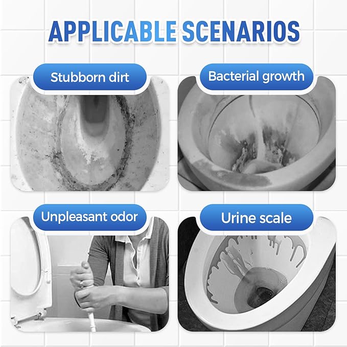 Foam Toilet Cleaner, 2025 New Toilet Bowl Cleaner, Advanced Bathroom Cleaner for Home, Non-Toxic Toilets Cleaning Powder with Families (1)