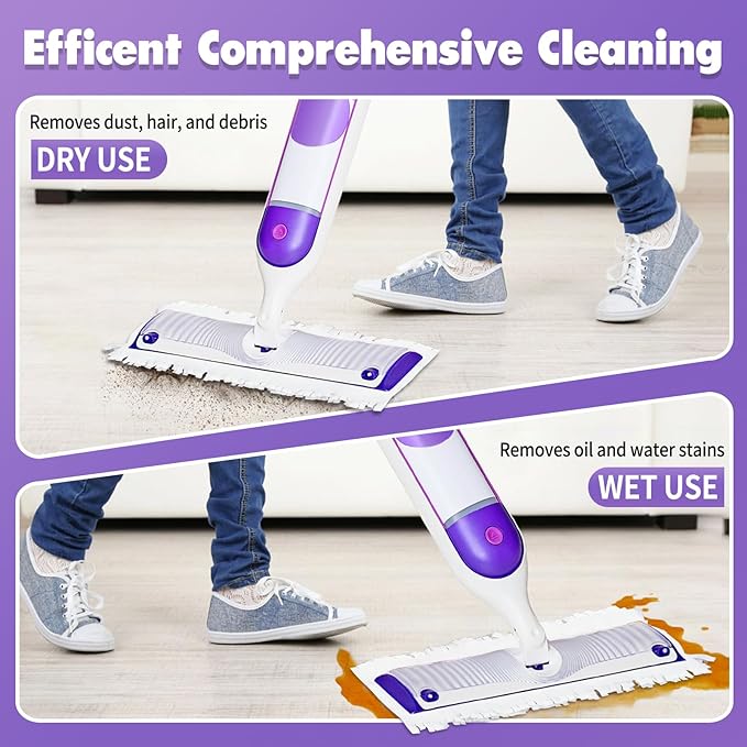 12PCS Disposable Mopping Pads Refills for Swiffer PowerMop,Replacement with Swiffer Power Mop Refills for Swiffer Power Mop Pads Multi-Surface for Floor Cleaning