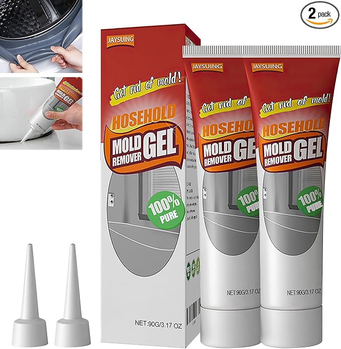 2PCS Nexa Remover Gel,Nuroclean Remover Gel,Suitable For Bathroom And Kitchen Tile Gaps,Wall Cleaning,Highly Effective In Penetration,Safe Formula That Does Not Damage The Surface