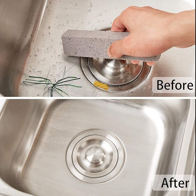Chengu 60 Pieces Pumice Stone for Cleaning, Pumice Scouring Pad Bulk, Hard Water Stain Remover, Cleaning Stones for Toilet, Bowl, Pool, Tile, Grill, Oven, Bath, Household, Kitchen, 5. 9 x 1. 4 x 0. 9