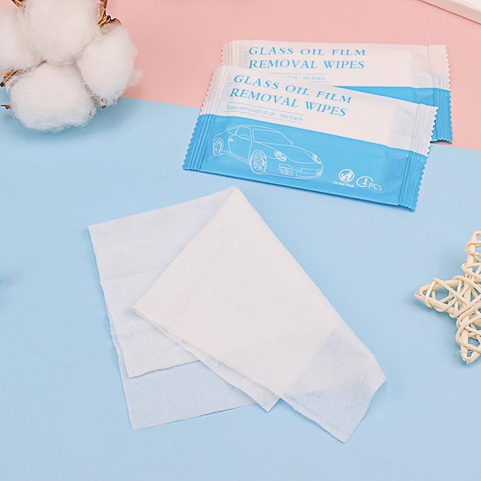 Car Cleaning Wipes, 200 PCS Individually Car Wipes, Fast Cleaning Car Leather Cleaner Wipes, Suitable for Car Window Glass, Floor Windows, Mirrors