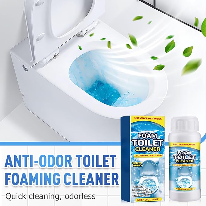 Foam Toilet Cleaner, 2025 New Toilet Bowl Cleaner, Advanced Bathroom Cleaner for Home, Powerful Instant Bowl Cleaners for Toilets Squatting Pans (1)