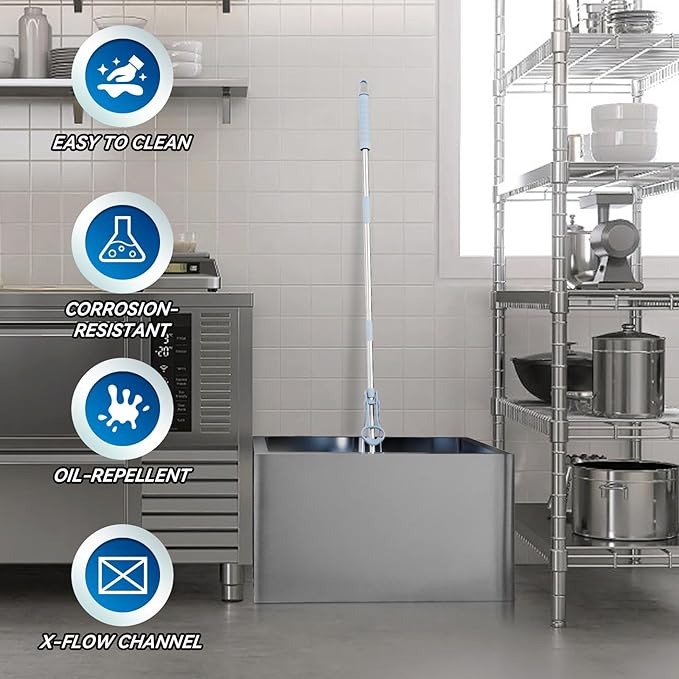 TONGMO Stainless Steel Floor Mop Sink Mop sink | 19" x 22" x 12"