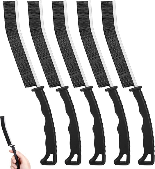 5PCS Crevice Cleaning Brush, Hard Bristle Crevice Cleaner, Grout Scrub Brush, Home Essentials, Durable, Thin, Multifunctional Gap Cleaning Tool for Household Use, Bathroom, Kitchen, Corner ect