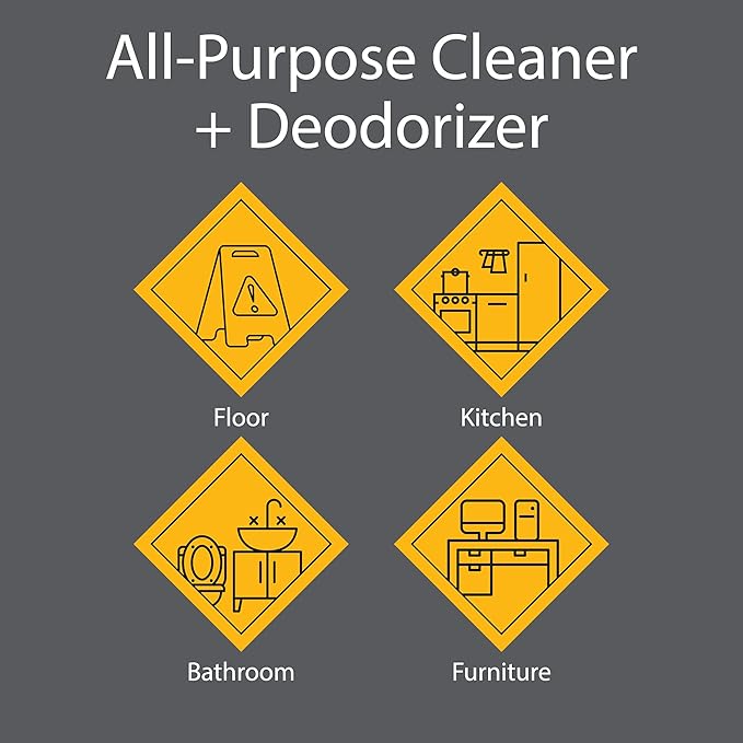 Pro-Grade All-Purpose Cleaner & Deodorizer - Deep Cleaning & Odor Eliminating Formula For Professional & Home Surfaces - 1 Gallon Concentrate - Fresh Breeze, 2 Pack