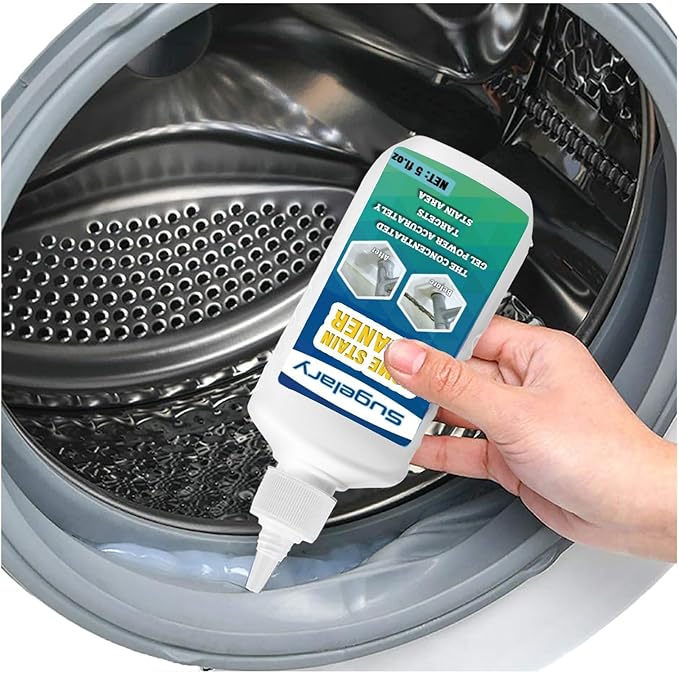 Sugelary Mold Stain Cleaner Gel, 5 fl oz Multi Home Stain Cleaning Gel for Washing Machine Seals, Fridge Gaskets, Tile Grout, Sink and Bathroom Use