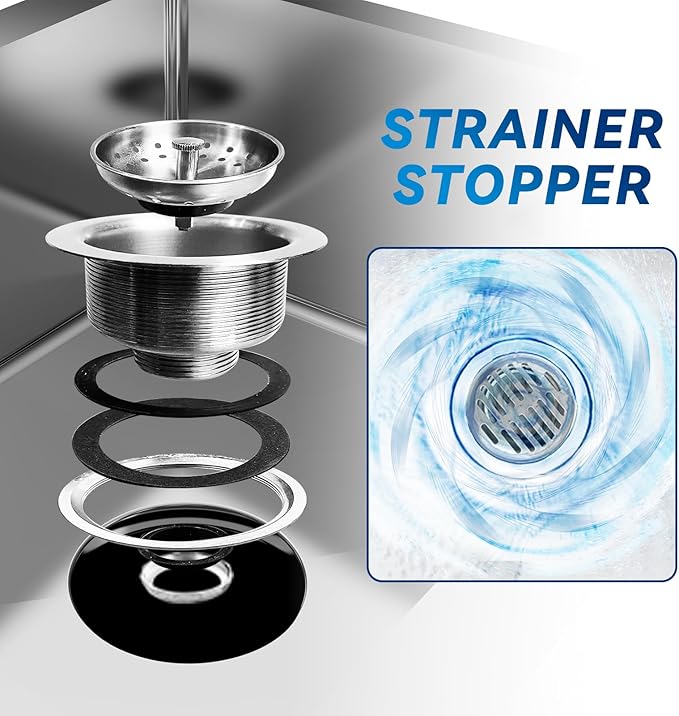 TONGMO Stainless Steel Floor Mop Sink Mop sink | 19" x 22" x 12"