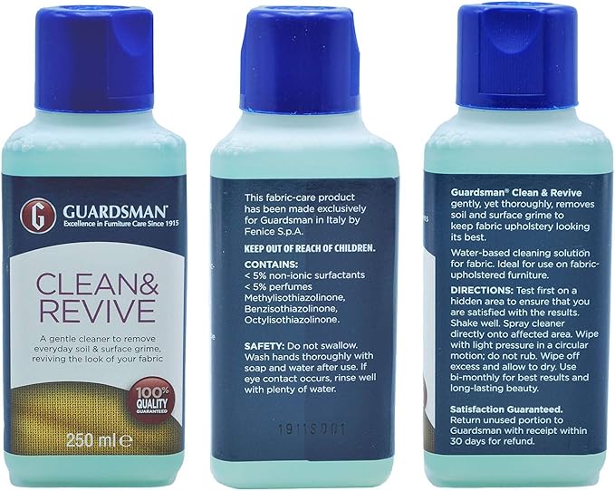 Guardsman Fabric Care Collection For Upholstered Furniture, Includes Cleaner, Deodorizer, and Stain Remover