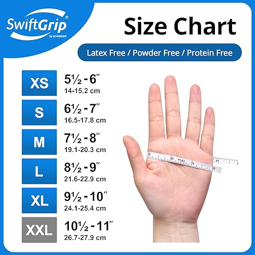 Disposable Nitrile Exam Gloves, Blue, Nitrile Gloves Disposable Latex Free, Medical Gloves, Cleaning Gloves, Food-Safe Rubber Gloves, Powder Free, Non-Sterile, 1000-ct Case (XL)