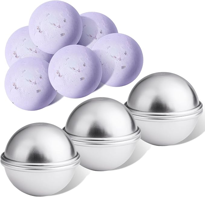 20PCS 10 Set Bath Bomb Mold Kit, Soap Mold & Bath Bombs Press for DIY Making Supplies