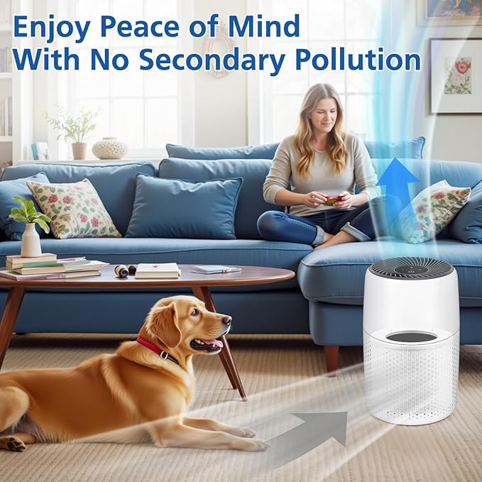 Core Mini Replacement Filter Compatible with LEVOIT Core Mini Air Purifier, 3-in-1 Upgraded Filtration Core Mini-P Replacement Filter with Activated Carbon, Compared to Part # Core Mini-RF, 4 Pack