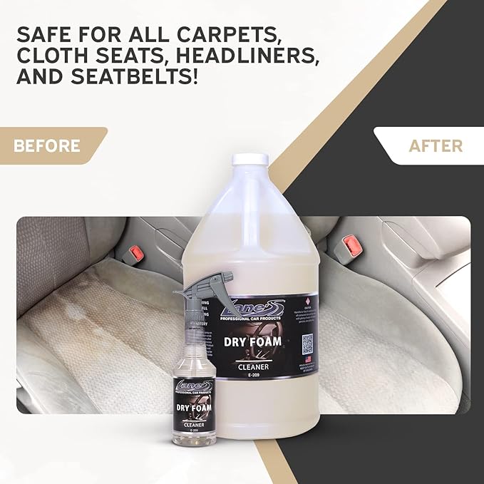 LANE'S Carpet Cleaner Spray- Carpet Cleaner Foam, Removes Odor, Fights Tough Dirt and Stains, Professional Grade Cleaning Spray- 1 Gallon