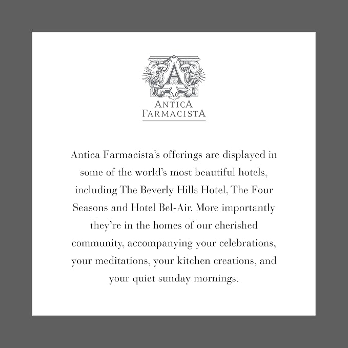 Antica Farmacista Home Ambiance Diffuser - Long-Lasting Reed Scent Diffuser - Luxury Room Freshener Gift - Santorini, 3.4 fl oz
