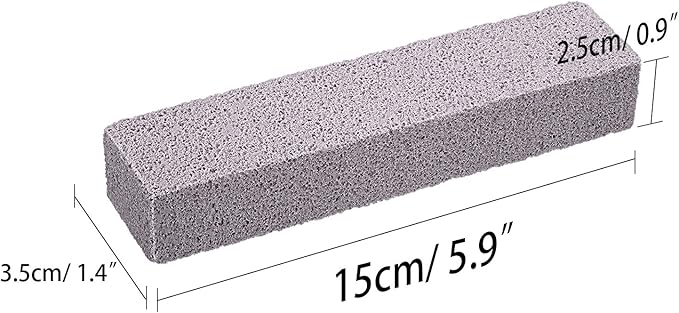 Chinco 10 Packs Pumice Stick for Cheaning, Pumice Scouring Stone Pad Removing Stain Grime Without Leaving Scratches for Kitchen Oven Stove Home Bathroom Toilet Pool House Cleaning Supplies