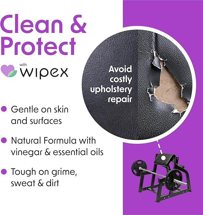 Wipex Fitness Wipes Bundle - Get 3 Buckets (1) Lemongrass, (1) Lavender, (1) Hand Sanitizing BZK, all Plant-Based Cloth, Great for Yoga Studios, Wellness Centers, and Gyms, 400 Ct (Pack of 3)