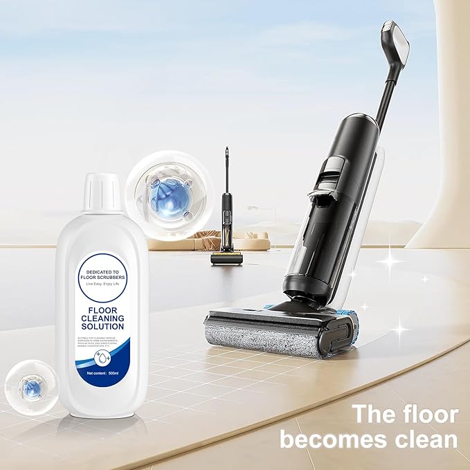 Compatible with Tineco Cleaning Solution Original flavor Scent Floor Cleaning Solution, Suitable for All Robot Vacuum Cleaners and Wireless Wet Dry Dual-Use Vacuum Cleaners (2 Bottle, Original)