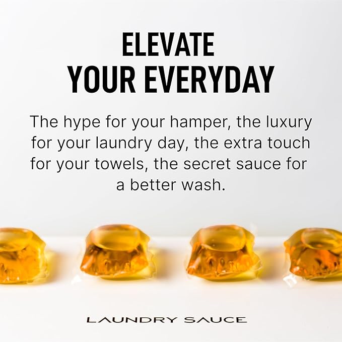 Laundry Sauce - Luxury Scented Laundry Detergent Pods & Scent Booster Bundle (Indonesian Patchouli), Premium Laundry Washing Pods with High-End, Sophisticated Fragrances - Dye Free & HE Compatible