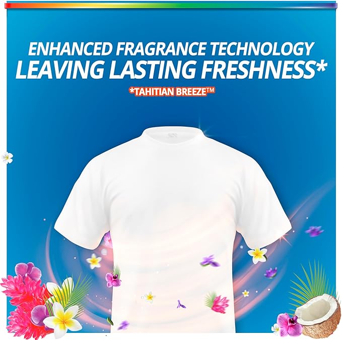 Purex Liquid Laundry Detergent, Tahitian Breeze, 150 oz (100 loads)