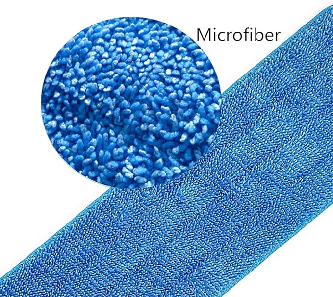 10 Pack Microfiber Spray Mop Replacement Heads for Wet/Dry Mops Floor Cleaning Pads Compatible with Bona Floor Care System