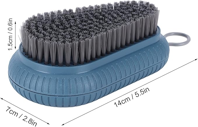 Scrubbing Brush Laundry Clothes Shoes Bathtub Soft Brush Household Cleaning Tools Blue