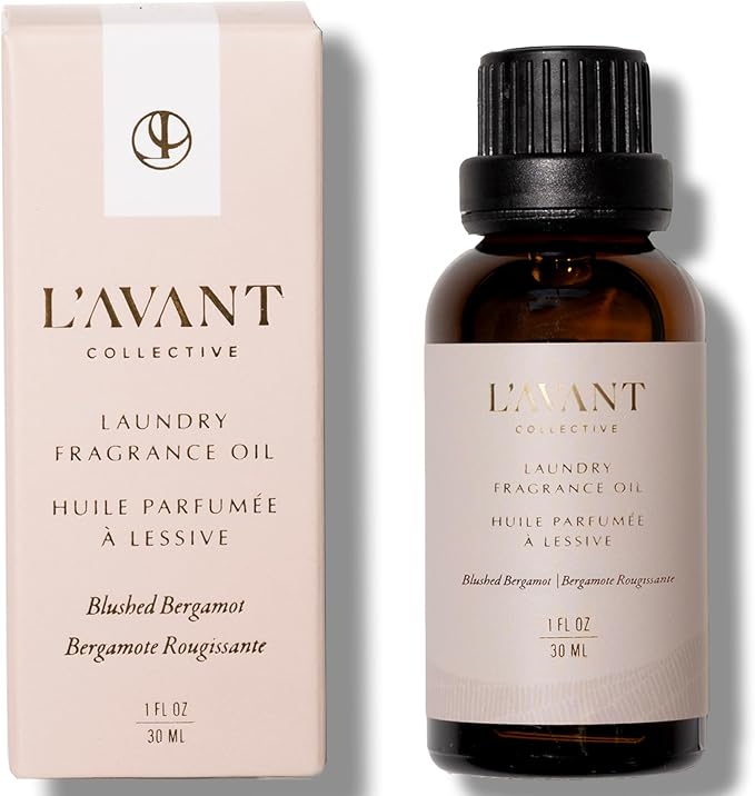 L’Avant Collective | Essential Oils for Laundry - Dryer Balls Scents, Scented Fragrance Essential Oil Drops | Blushed Bergamot Laundry Oil - Essential Oil Blend
