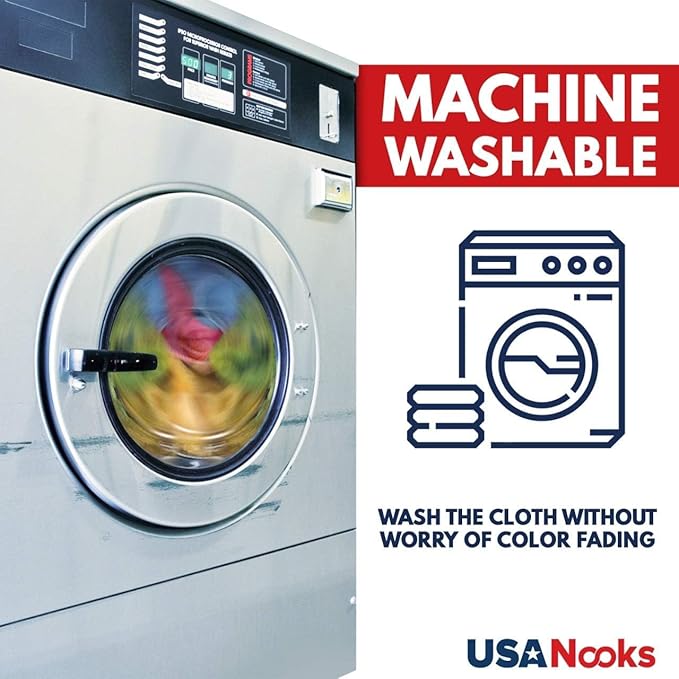 USANOOKS Microfiber Cleaning Cloth - Turq - 8Pcs (12.5x12.5 inch) High Performance - 1200 Washes, Ultra Absorbent Car Towel Traps Grime & Liquid for Streak-Free Mirror Shine - car Washing Cloth