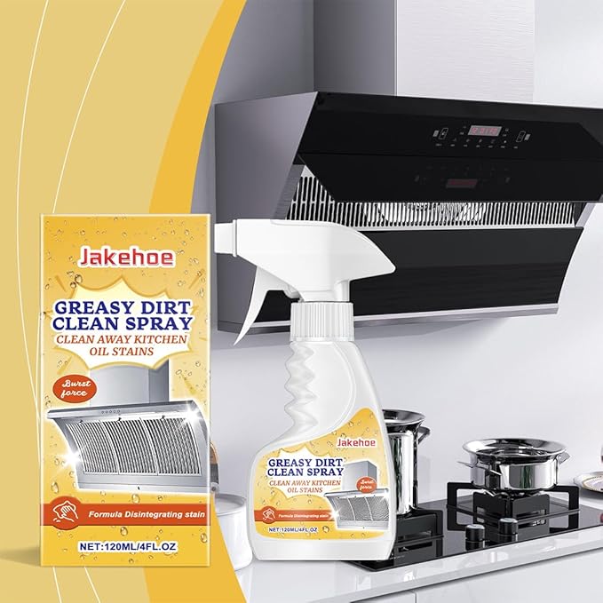 Multifunctional Powerful Kitchen Foam Cleaner, 2025 New All Purpose Oil Stain Cleaning Spray, Powerful Degreasing, Gentle Formula, Perfect Forovens, Grills And Microwaves (3)