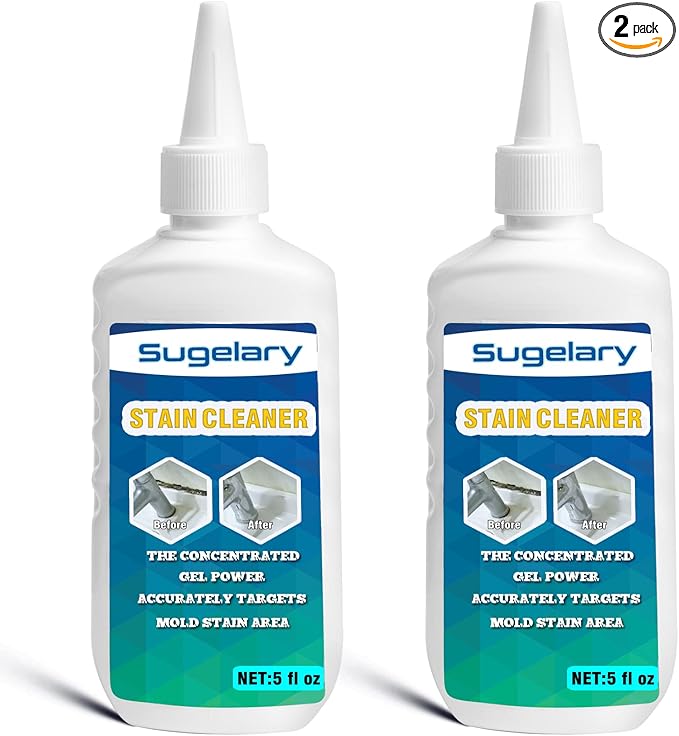 Sugelary Home Remover Gel, Household Washing Machine Cleaner for Washing Machine, Refrigerator Strips, Grout Cleaner Best for Home Sink, Kitchen, Showers (2Pack)