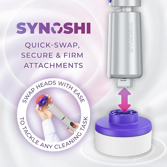 PRO Electric Spin Scrubber, Cordless Cleaning Brush Bathroom Scrubber. Waterproof Shower Cleaner Brush with Adjustable Angles, 2 Speed, 180Min Work Time for Floor, Bathtub, Kitchen, Car, Tub