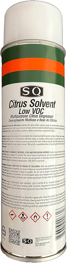 SQ Citrus Based Multipurpose Degreaser Low VOC, 15 oz per can (12)