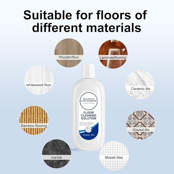 Compatible with Tineco Cleaning Solution Original flavor Scent Floor Cleaning Solution, Suitable for All Robot Vacuum Cleaners and Wireless Wet Dry Dual-Use Vacuum Cleaners (2 Bottle, Original)